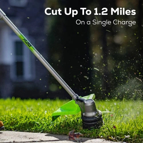 Greenworks - 80V 17" Brushless String Trimmer with 2.0Ah Battery & Charger
